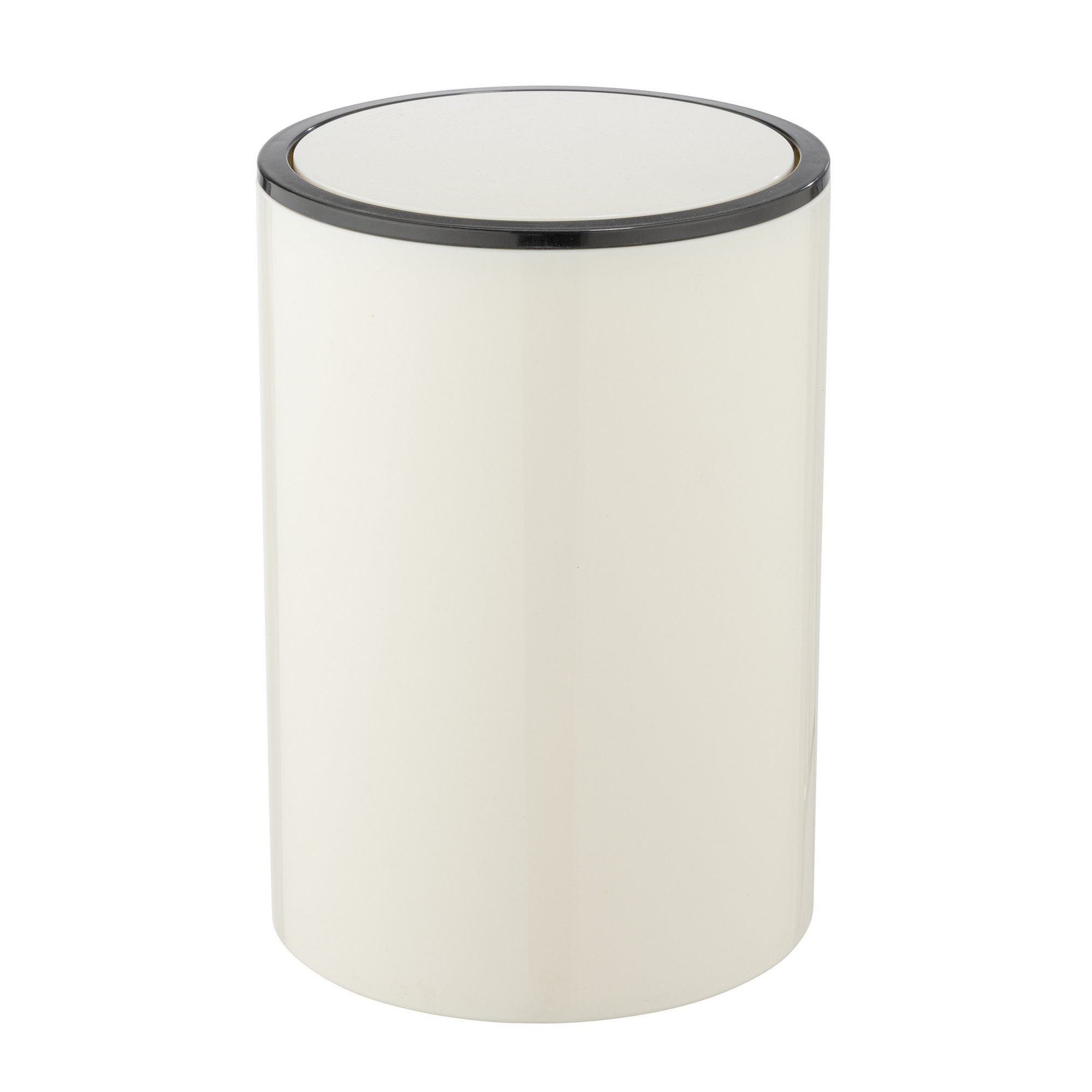 Schwingdeckeleimer 'Inca' creme Ø 18,5 x 25,5 cm 5 l