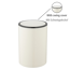Schwingdeckeleimer 'Inca' creme Ø 18,5 x 25,5 cm 5 l