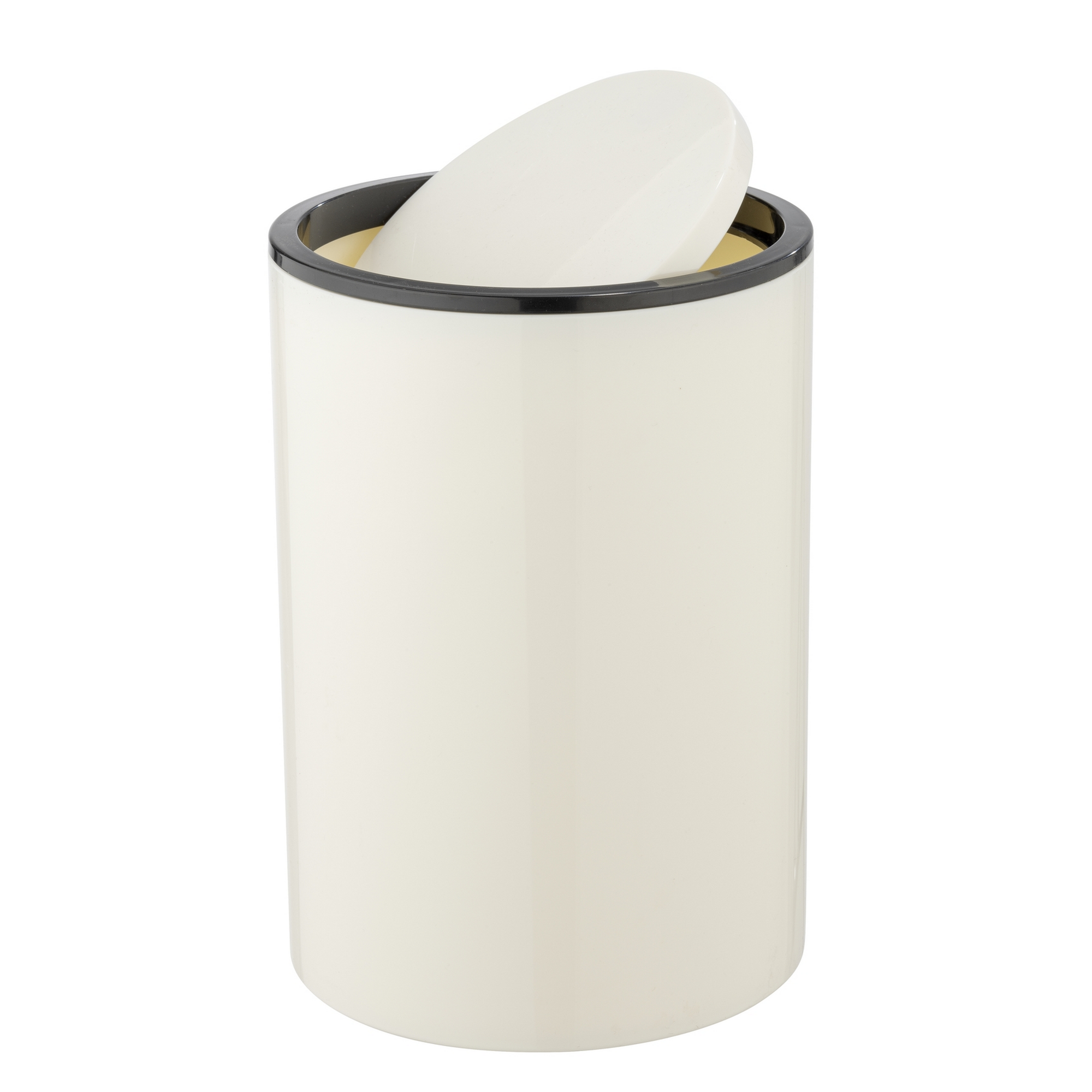 Schwingdeckeleimer 'Inca' creme Ø 18,5 x 25,5 cm 5 l