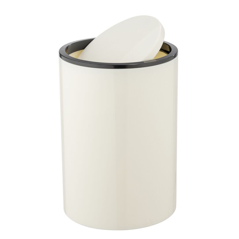 Schwingdeckeleimer 'Inca' creme Ø 18,5 x 25,5 cm 5 l