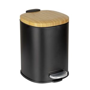 Kosmetikeimer 'Fianema' schwarz 17 x 23,5 x 21 cm 3 l