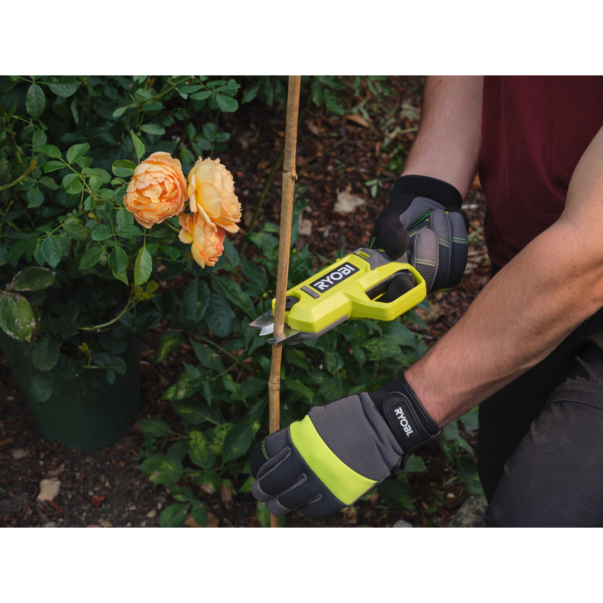 Akku-Strauchschere 'RY4CGSA-120' 4 V mit 2,0 Ah Akku und Ladekabel