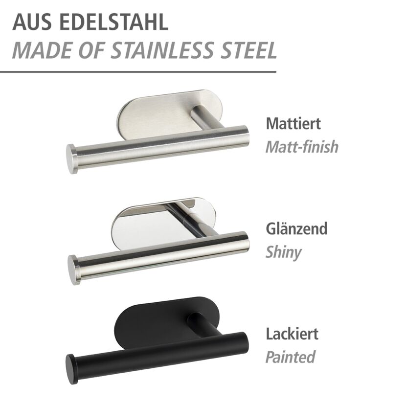 Toilettenpapierhalter 'Orea' Edelstahl matt ohne Deckel