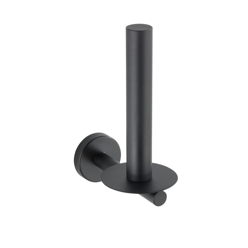 Toilettenpapierhalter 'Bosio' Edelstahl schwarz