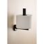 Toilettenpapierhalter 'Bosio' Edelstahl schwarz
