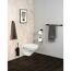 Toilettenpapierhalter 'Bosio' Edelstahl schwarz