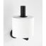 Toilettenpapierhalter 'Bosio' Edelstahl schwarz