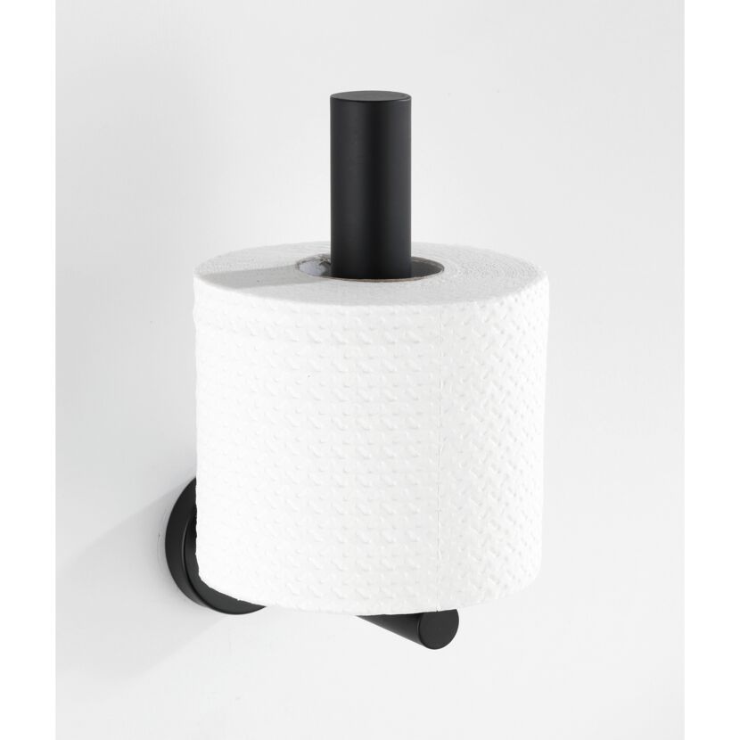Toilettenpapierhalter 'Bosio' Edelstahl schwarz