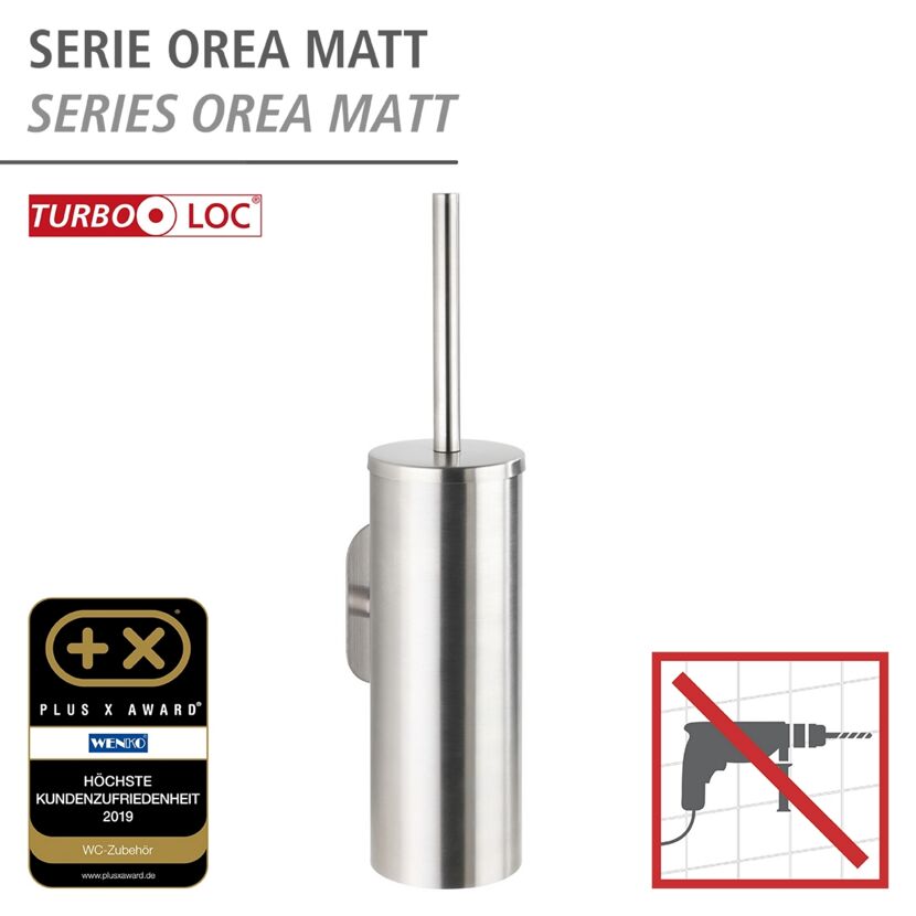 WC-Garnitur 'Orea' Edelstahl matt