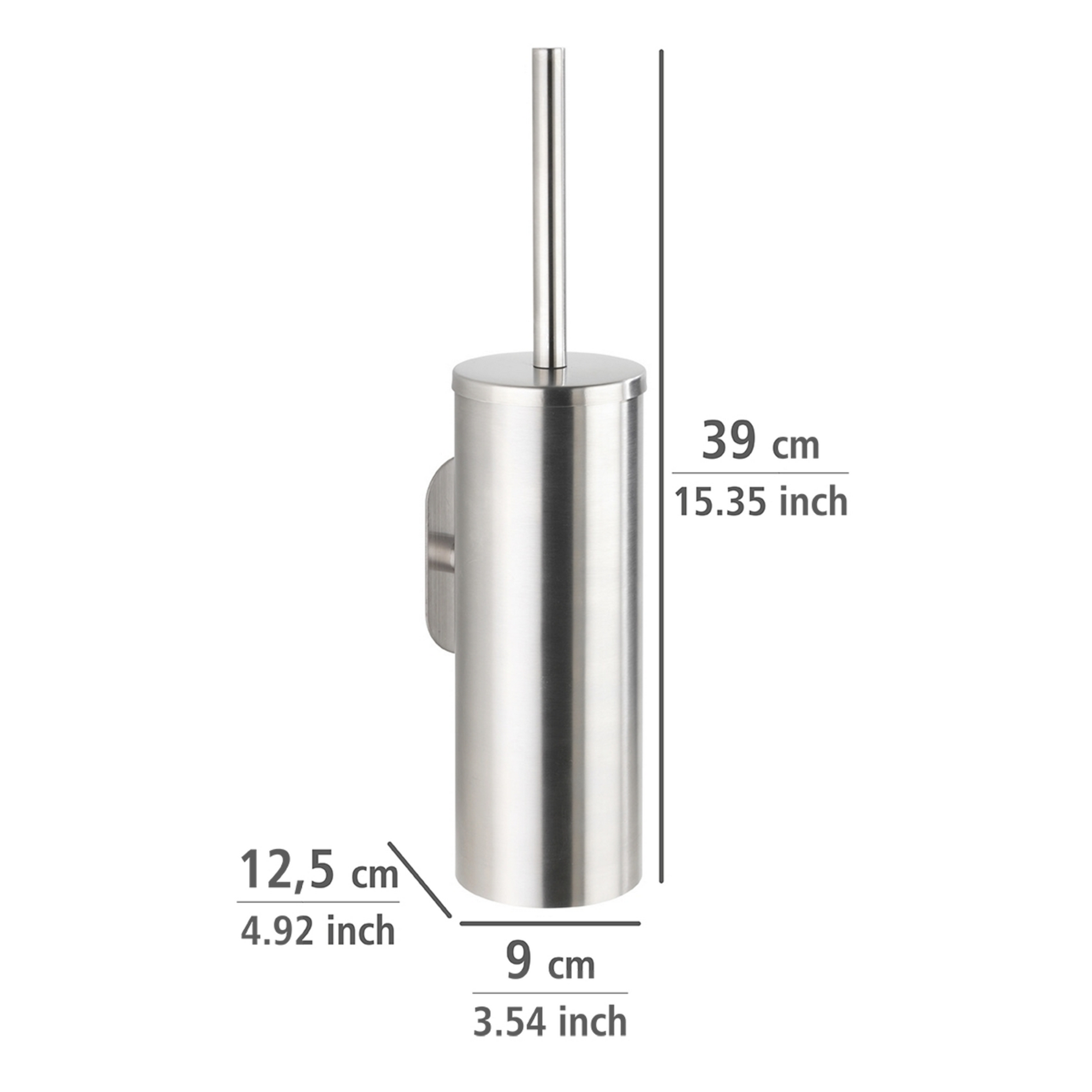 WC-Garnitur 'Orea' Edelstahl matt