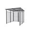 Multifunktionsunterstand 'Bus' anthrazit 227 x 223 x 212 cm