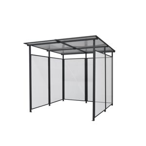 Multifunktionsunterstand 'Bus' anthrazit 227 x 223 x 212 cm