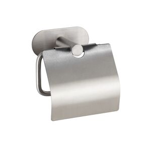 Toilettenpapierhalter 'Orea' Edelstahl matt mit Deckel