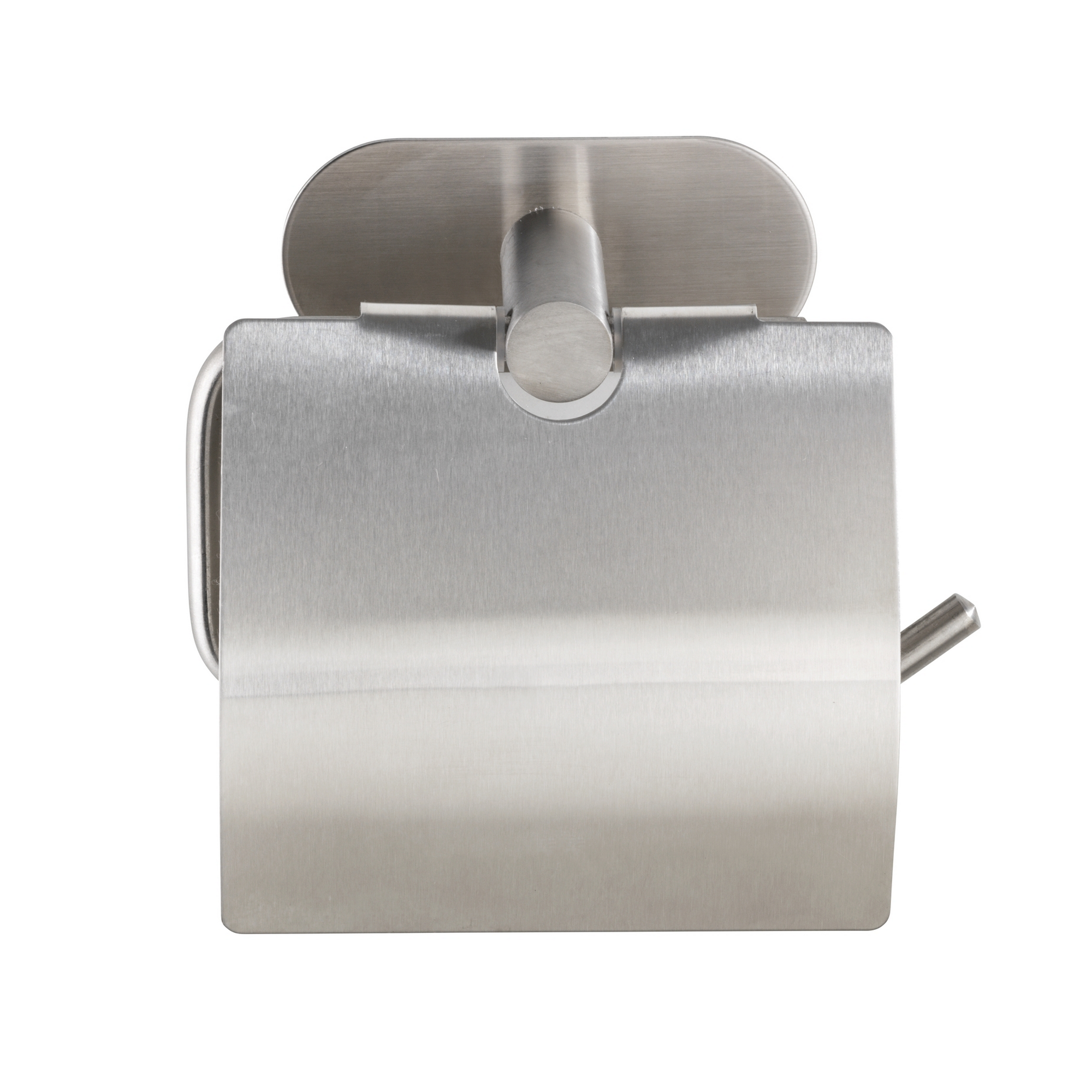 Toilettenpapierhalter 'Orea' Edelstahl matt mit Deckel