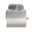 Toilettenpapierhalter 'Orea' Edelstahl matt mit Deckel