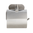 Toilettenpapierhalter 'Orea' Edelstahl matt mit Deckel