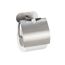 Toilettenpapierhalter 'Orea' Edelstahl matt mit Deckel