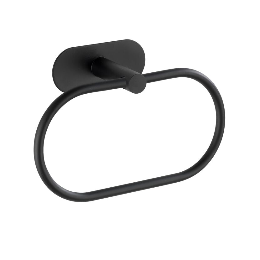 Handtuchring 'Orea' Edelstahl schwarz 20,5 x 12,5 x 7,5 cm