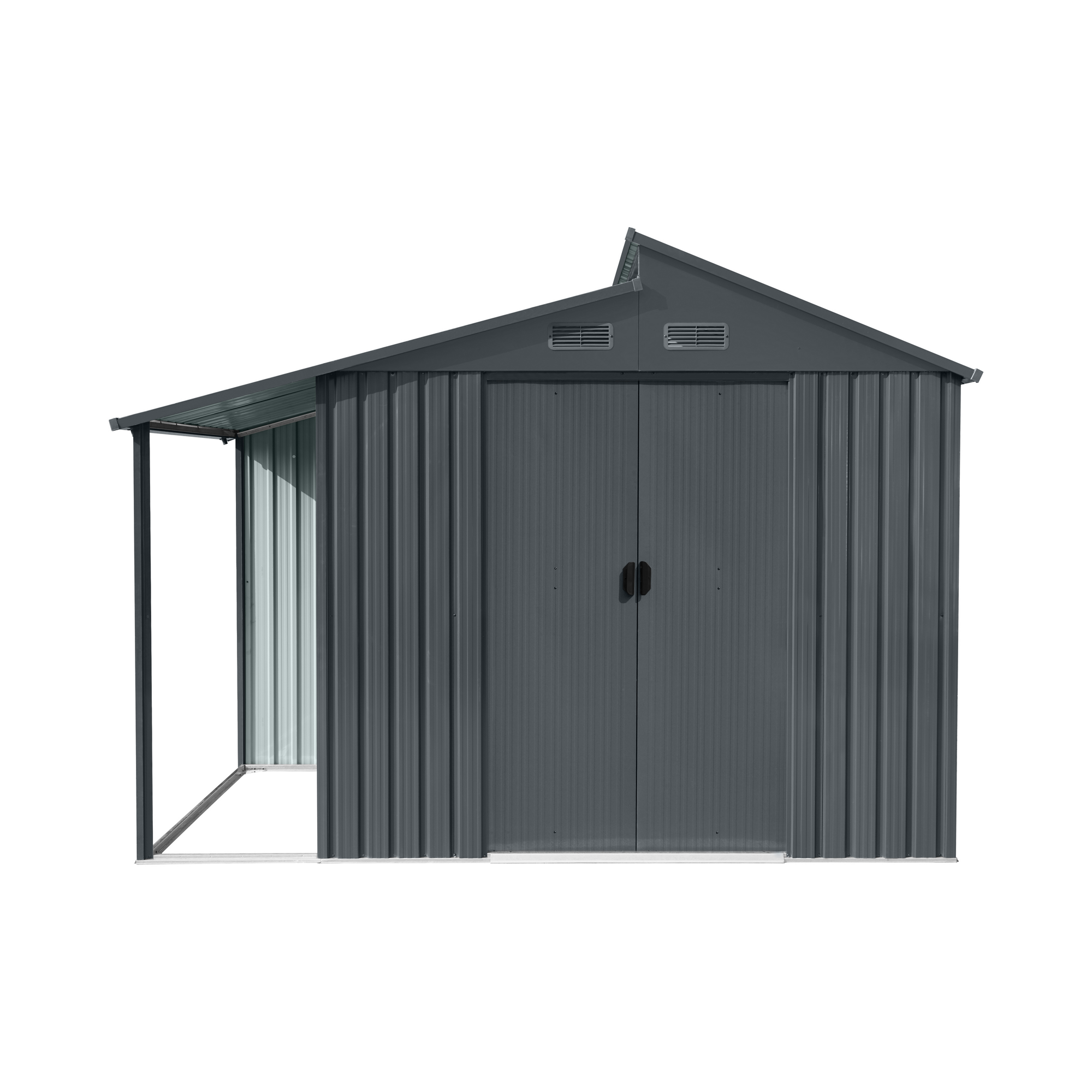 Gerätehaus anthrazit 300 x 173 x 222 cm