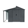 Gerätehaus anthrazit 300 x 173 x 222 cm