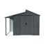 Gerätehaus anthrazit 300 x 173 x 222 cm