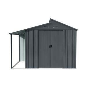 Gerätehaus anthrazit 300 x 173 x 222 cm