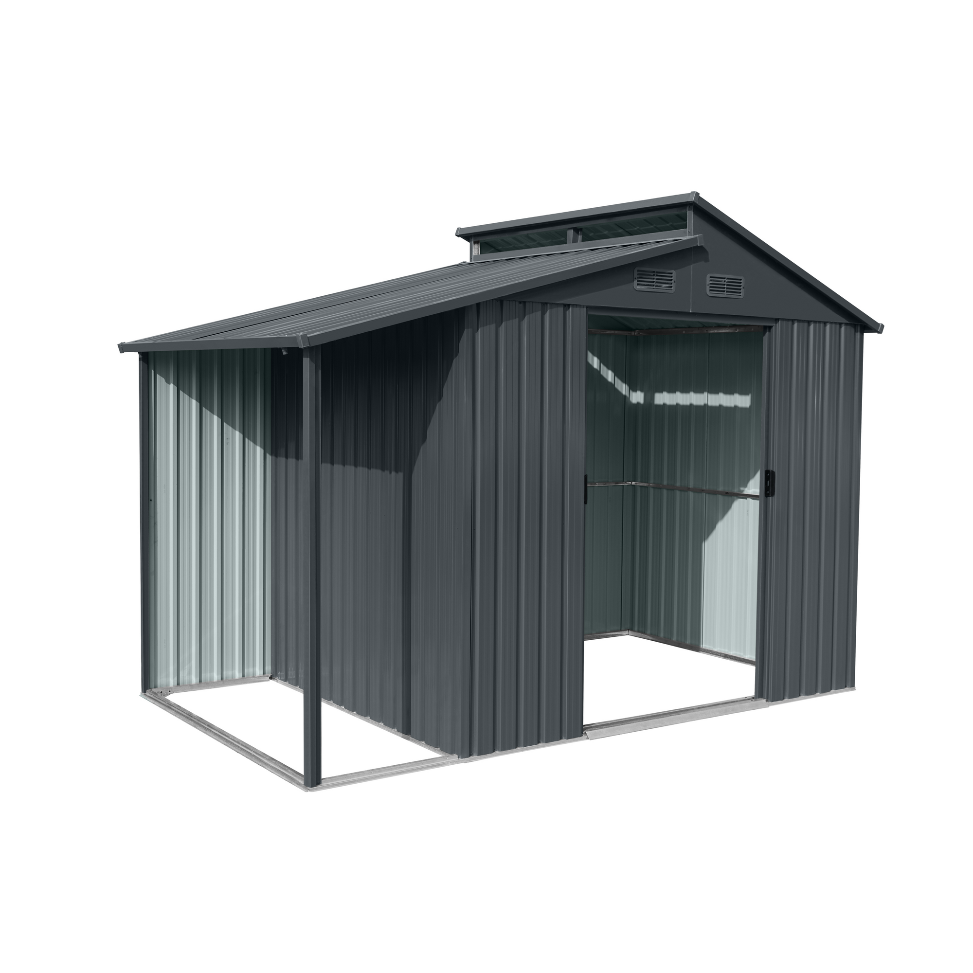 Gerätehaus anthrazit 300 x 173 x 222 cm