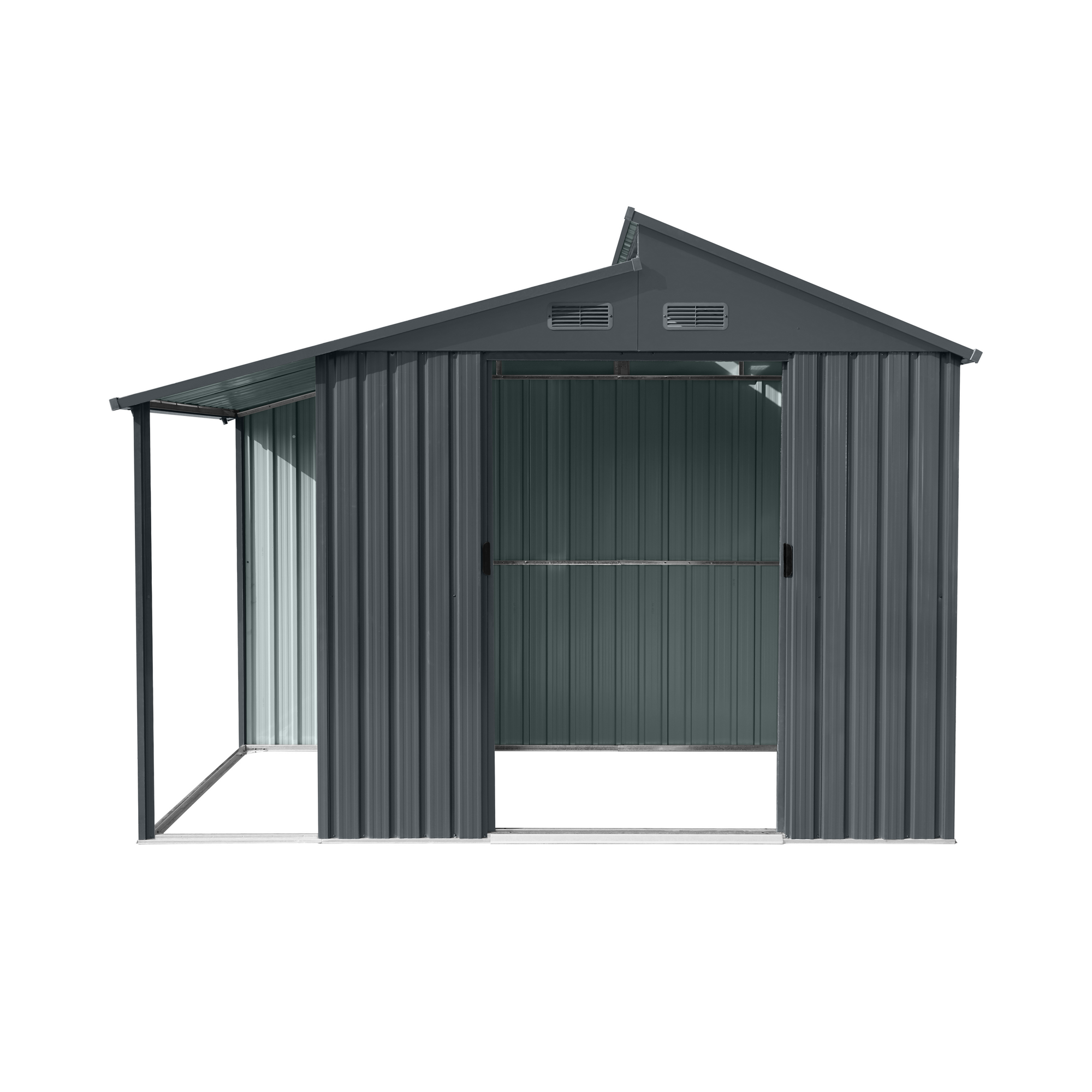 Gerätehaus anthrazit 300 x 173 x 222 cm