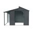 Gerätehaus anthrazit 300 x 173 x 222 cm