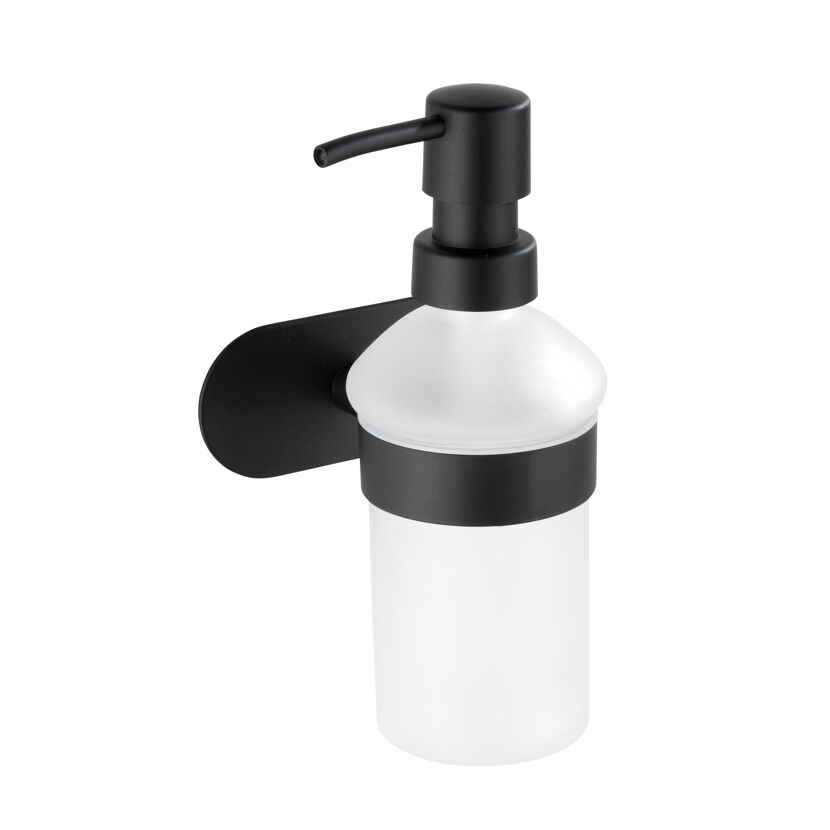 Seifenspender 'Orea' Edelstahl schwarz 200 ml