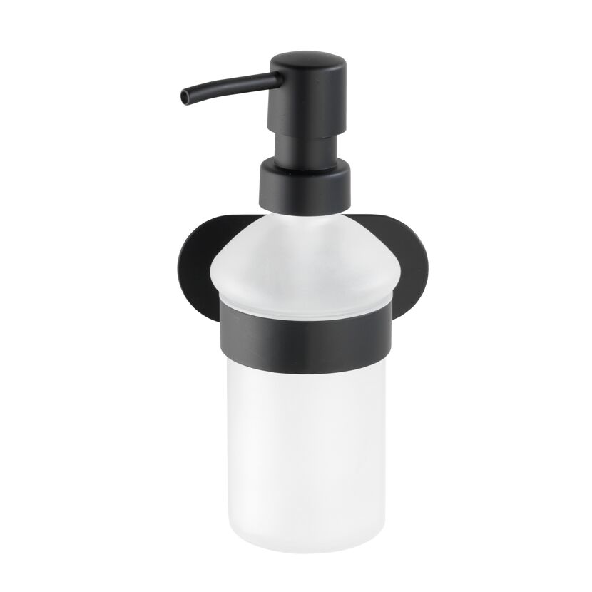 Seifenspender 'Orea' Edelstahl schwarz 200 ml