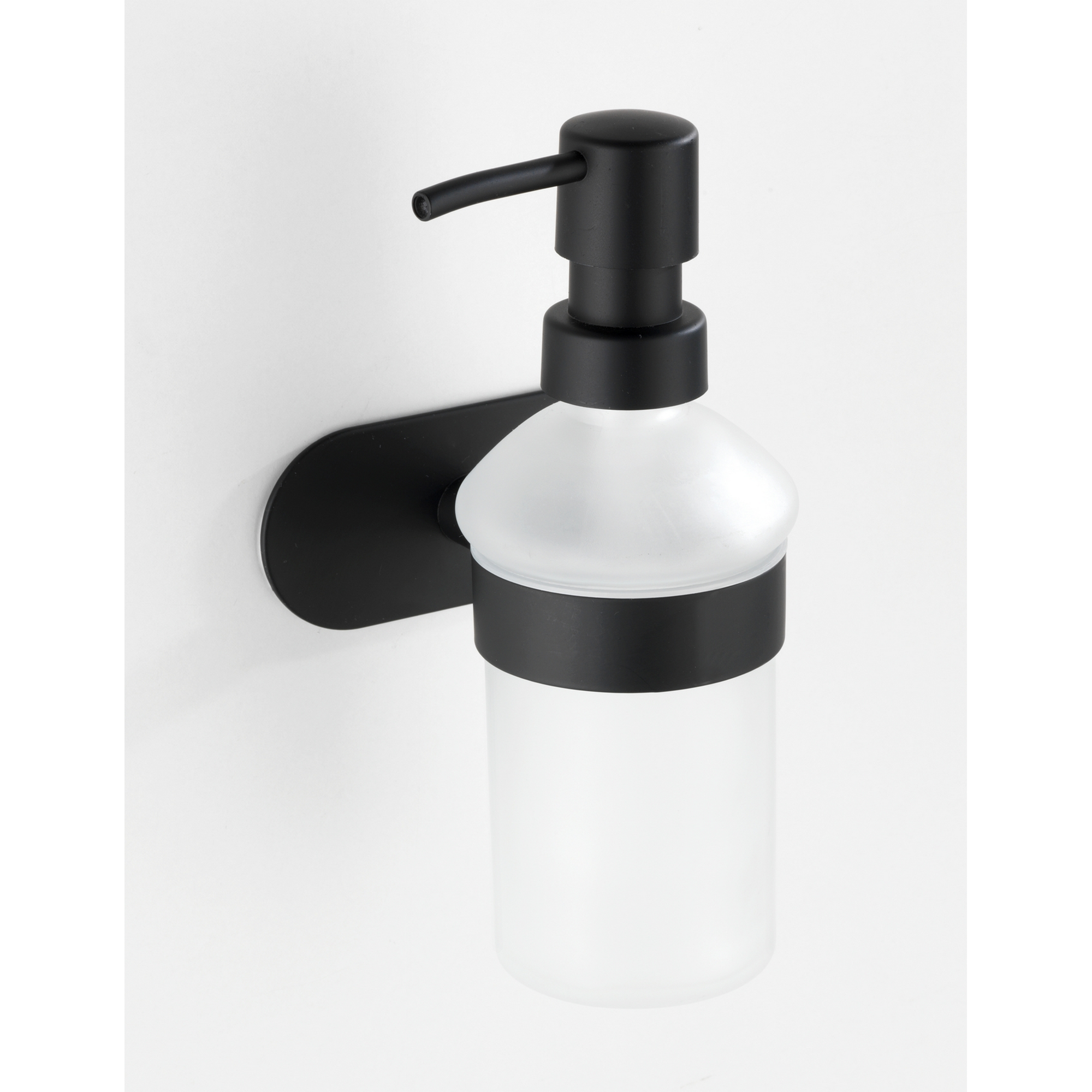 Seifenspender 'Orea' Edelstahl schwarz 200 ml