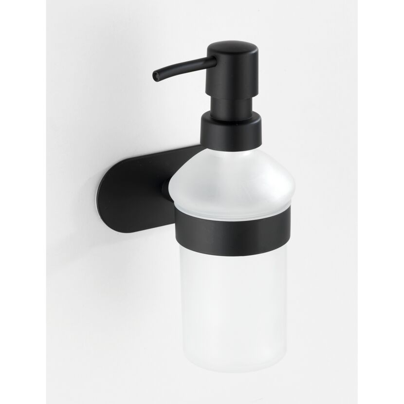 Seifenspender 'Orea' Edelstahl schwarz 200 ml