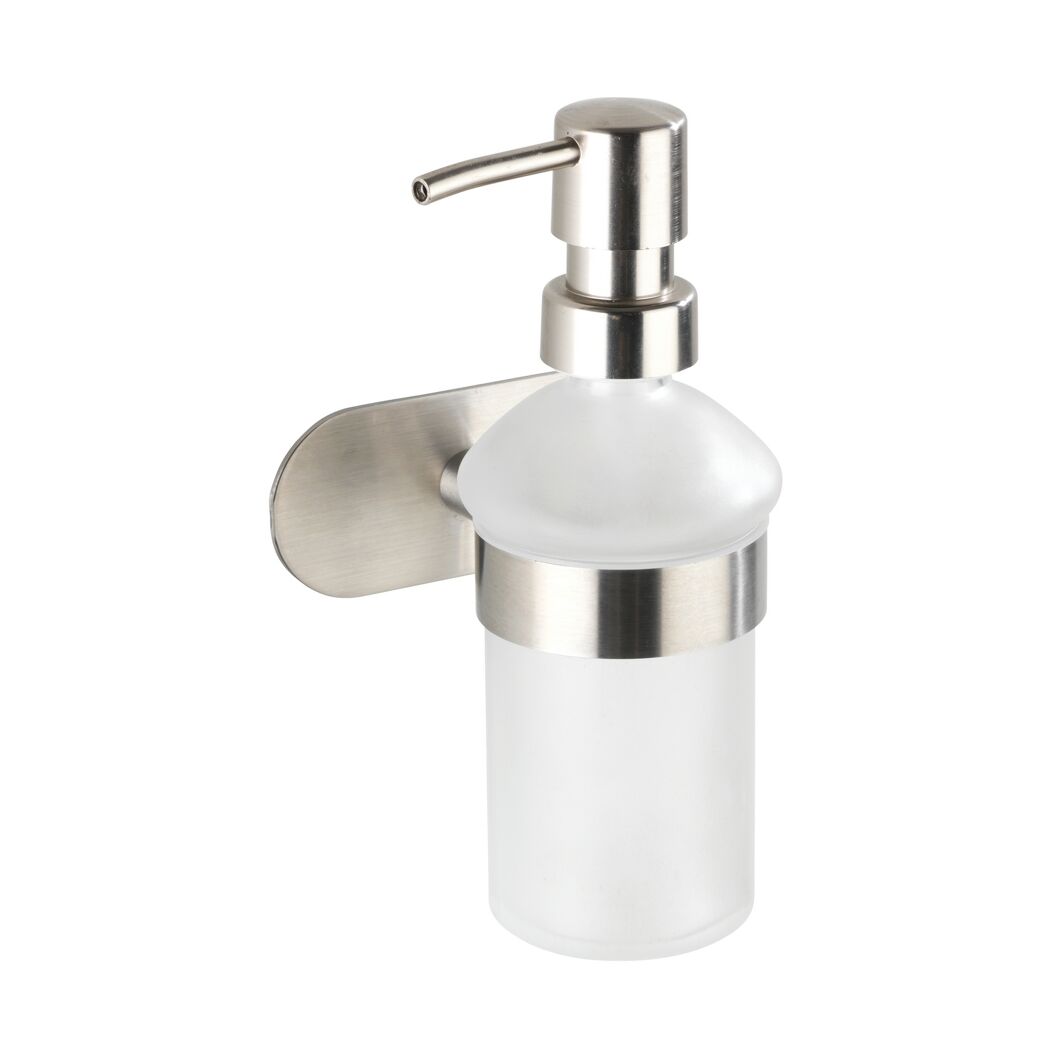 Seifenspender 'Orea' Edelstahl weiß 200 ml