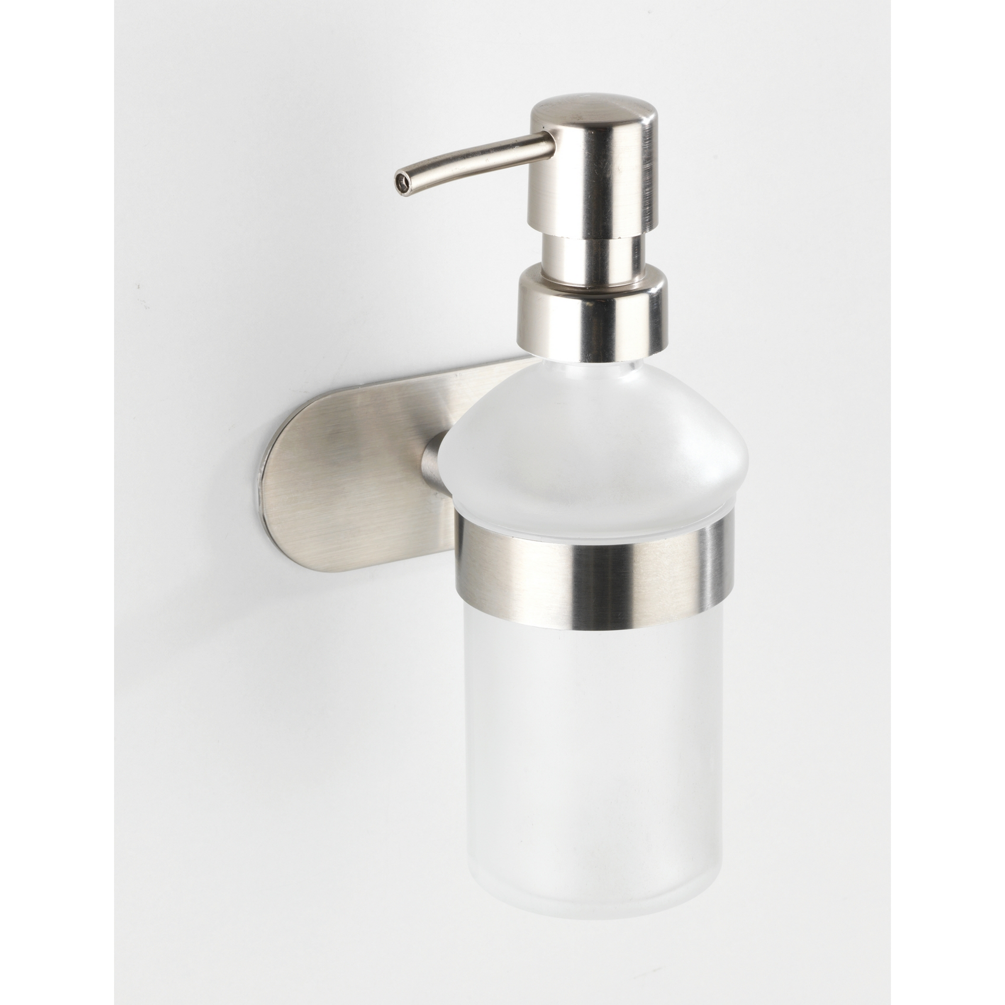 Seifenspender 'Orea' Edelstahl weiß 200 ml