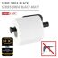 Toilettenpapierhalter 'Orea' Edelstahl schwarz matt