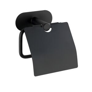 Toilettenpapierhalter 'Orea' Edelstahl schwarz