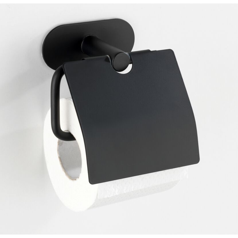 Toilettenpapierhalter 'Orea' Edelstahl schwarz