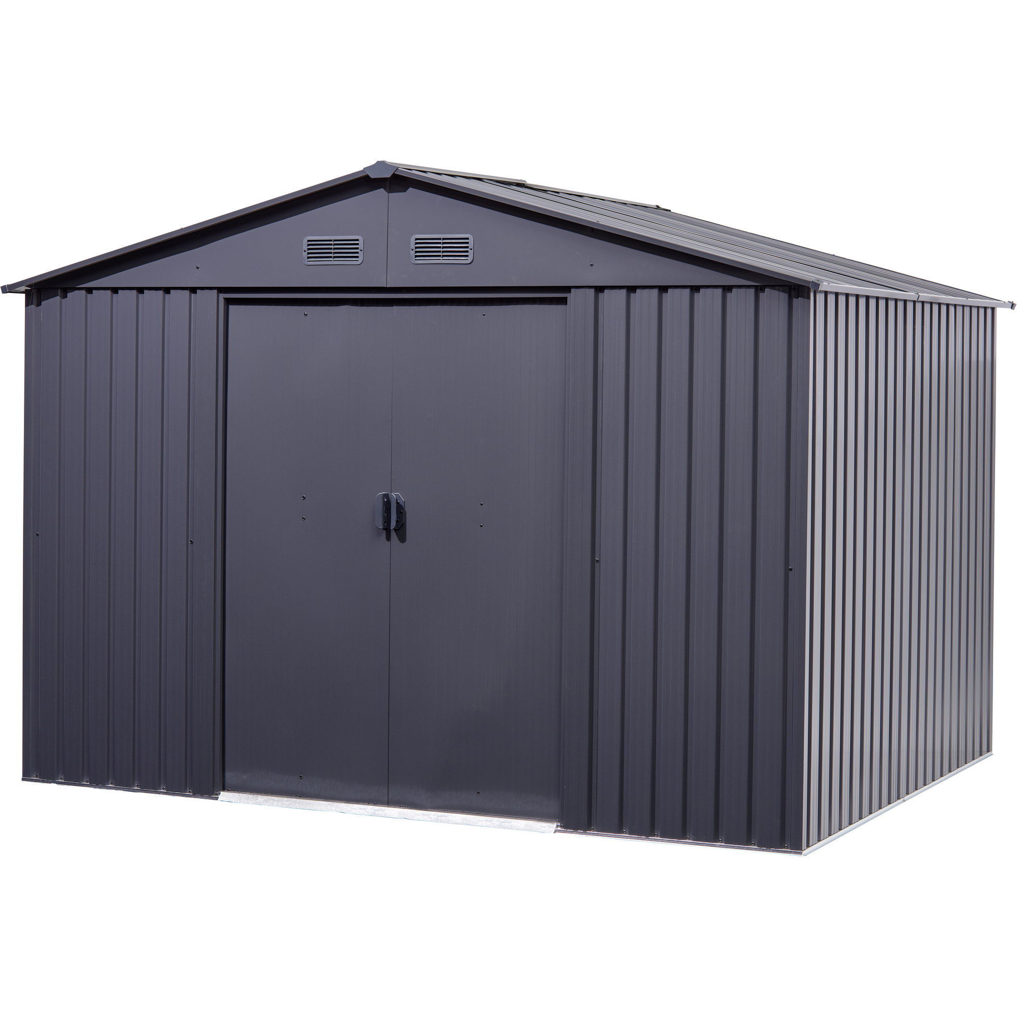 Gerätehaus anthrazit 301 x 238 x 214 cm
