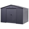 Gerätehaus anthrazit 301 x 238 x 214 cm