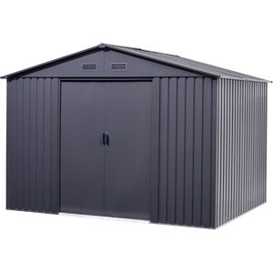 Gerätehaus anthrazit 301 x 238 x 214 cm