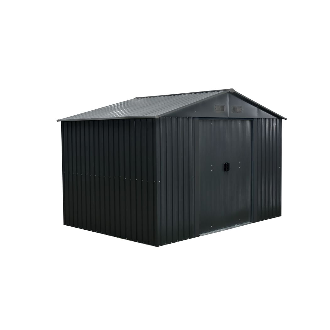 Gerätehaus anthrazit 301 x 238 x 214 cm