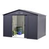 Gerätehaus anthrazit 301 x 238 x 214 cm