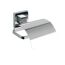 WC-Garnitur-Set 'Quadro' Edelstahl 2-teilig