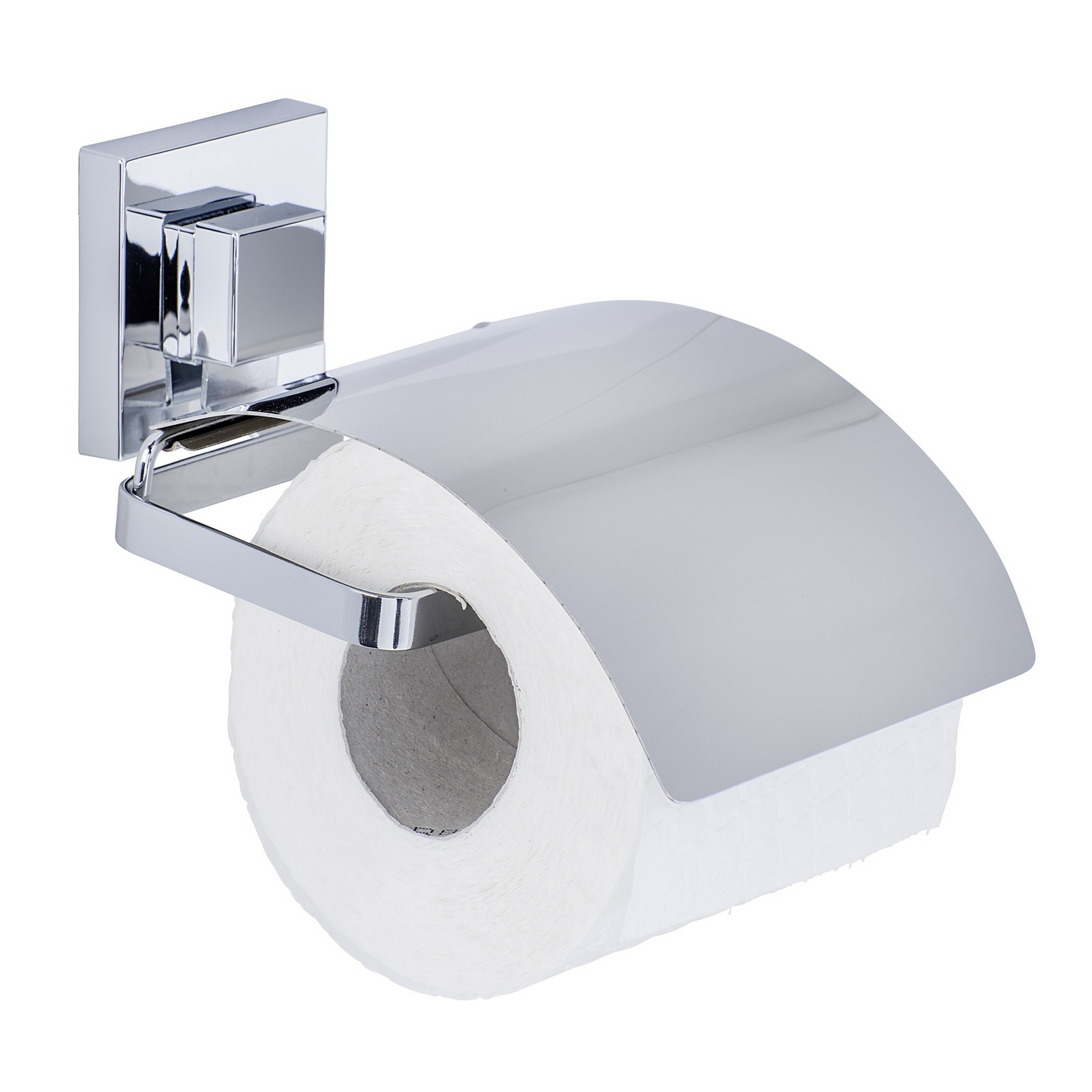 WC-Garnitur-Set 'Quadro' Edelstahl 2-teilig