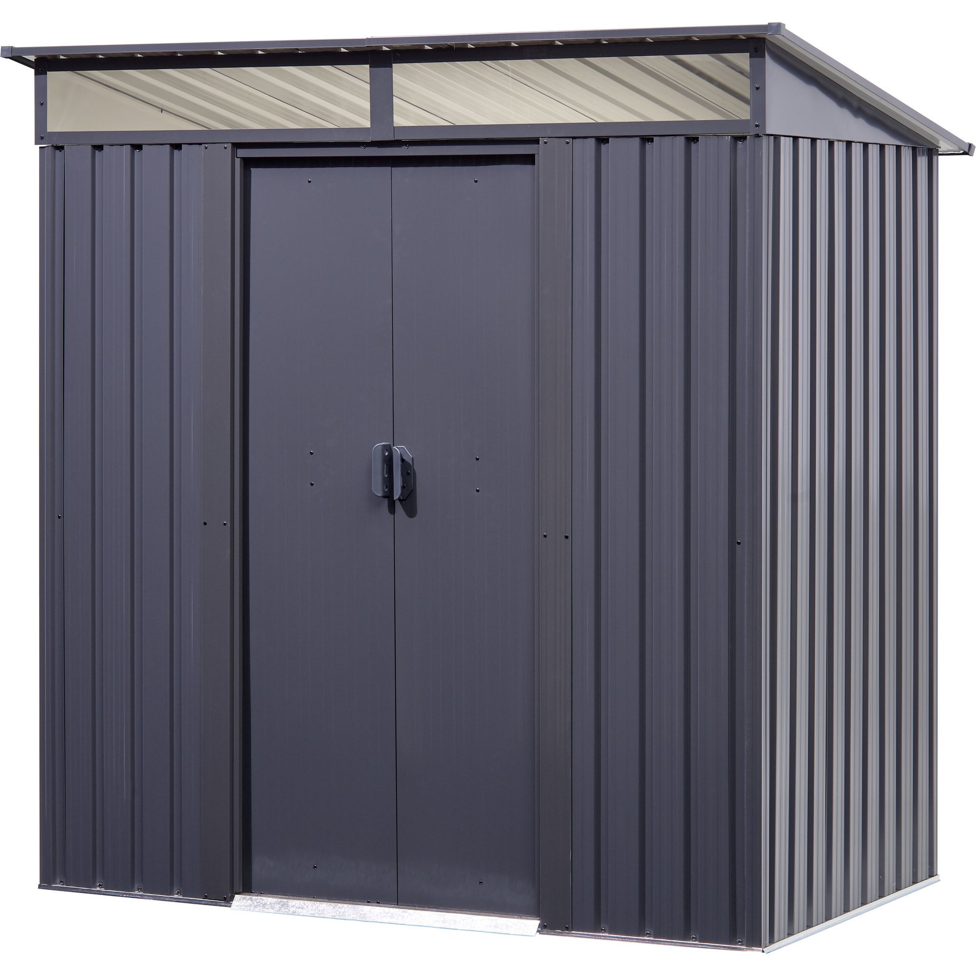 Gerätehaus 'Lightline' anthrazit 195 x 121 x 196 cm