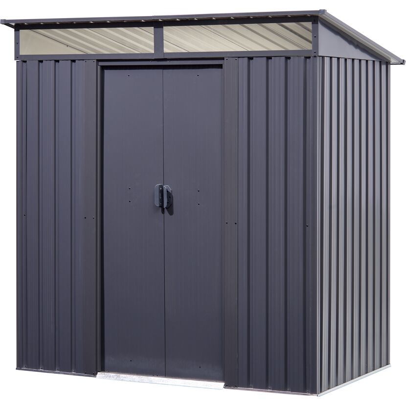 Gerätehaus 'Lightline' anthrazit 195 x 121 x 196 cm