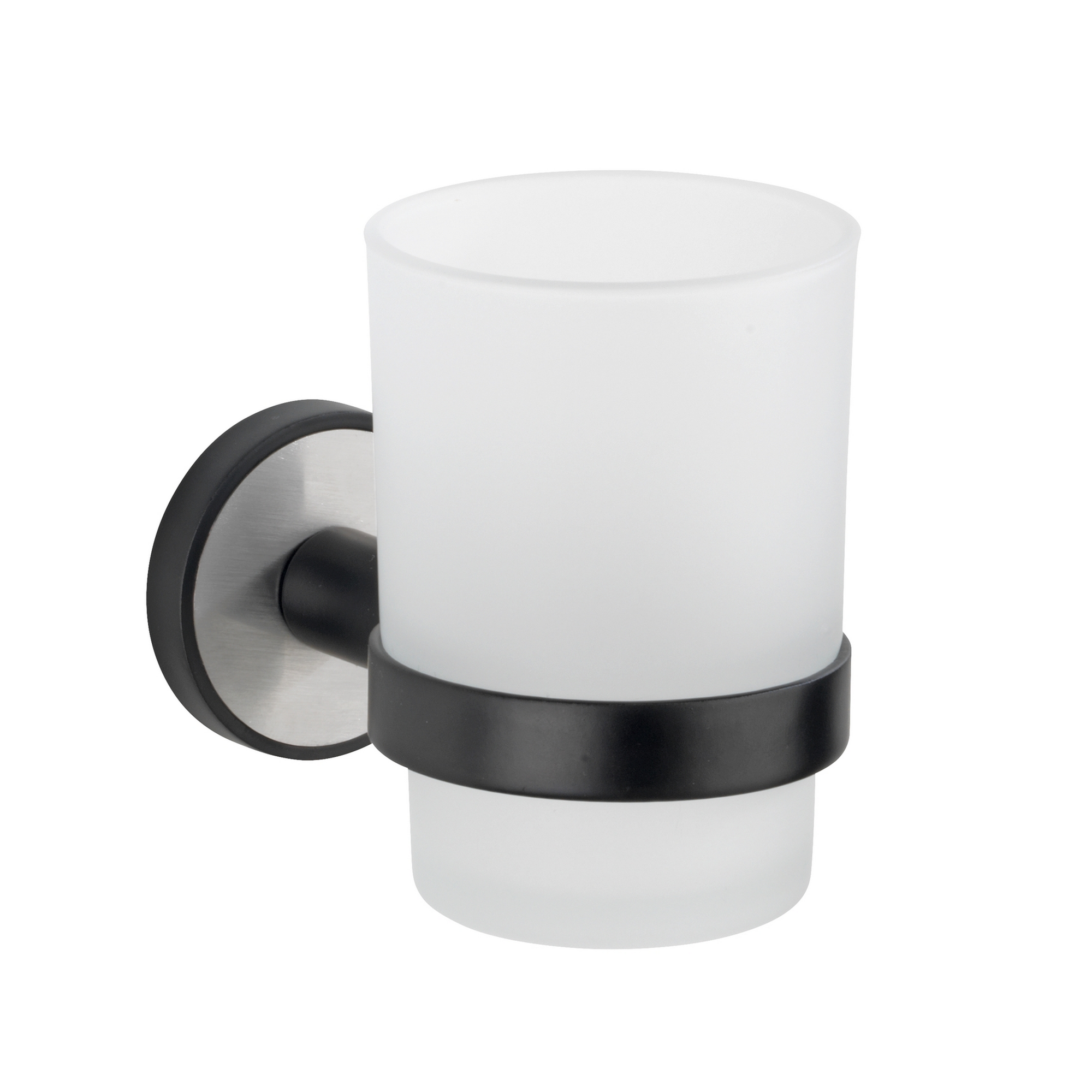 Zahnputzbecher 'Udine' Glas weiß 6 x 9,5 x 11 cm