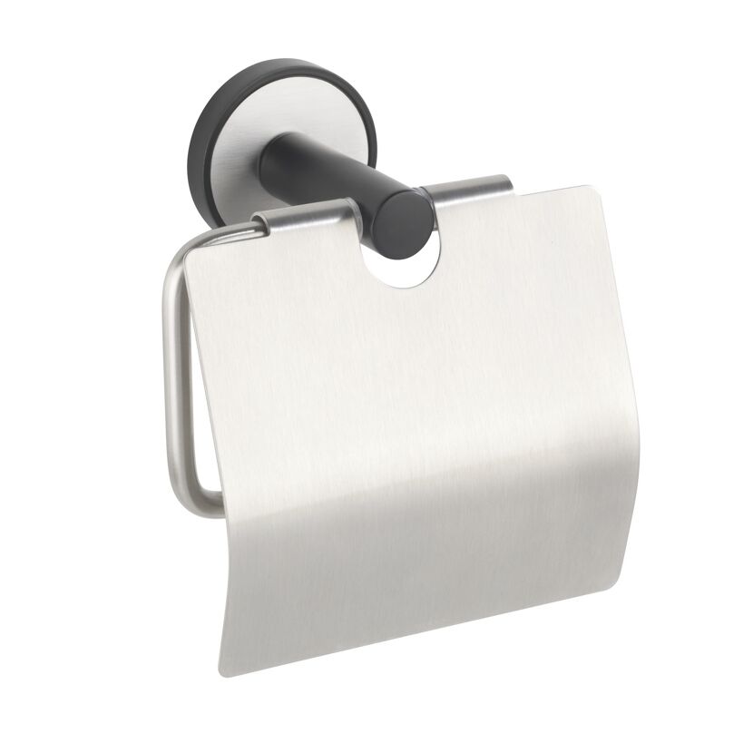 Toilettenpapierhalter 'Udine' Edelstahl mit Deckel
