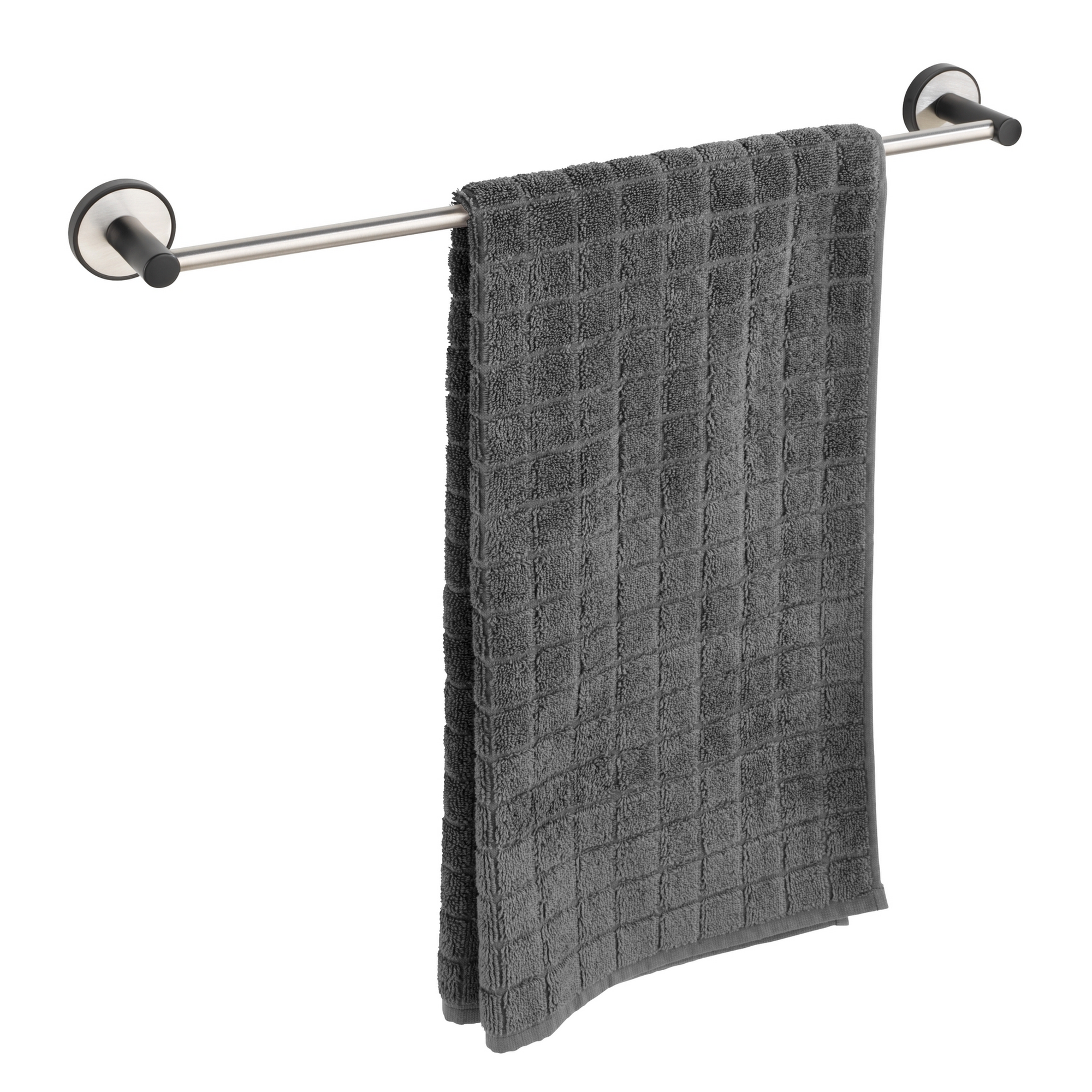 Handtuchstange 'Uno Udine' Edelstahl 61 x 5 x 7 cm
